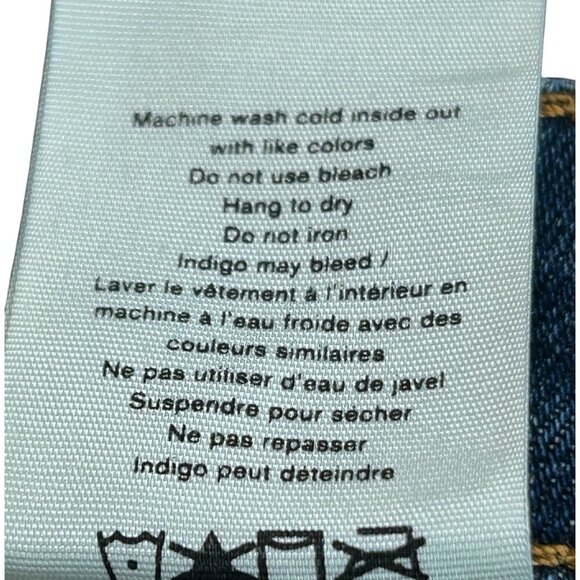 Rag & Bone Cate Mid-Rise Skinny Blue Jeans Women's Size 27 Preppy Quiet Luxury - Picture 9 of 12